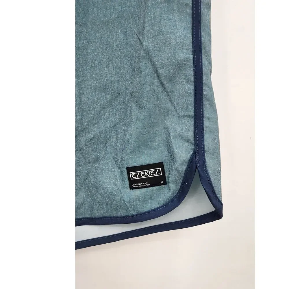New NWT Men's Ezekiel Wetlands Board Shorts Jade Swim Trunks Unlined Size 32‎